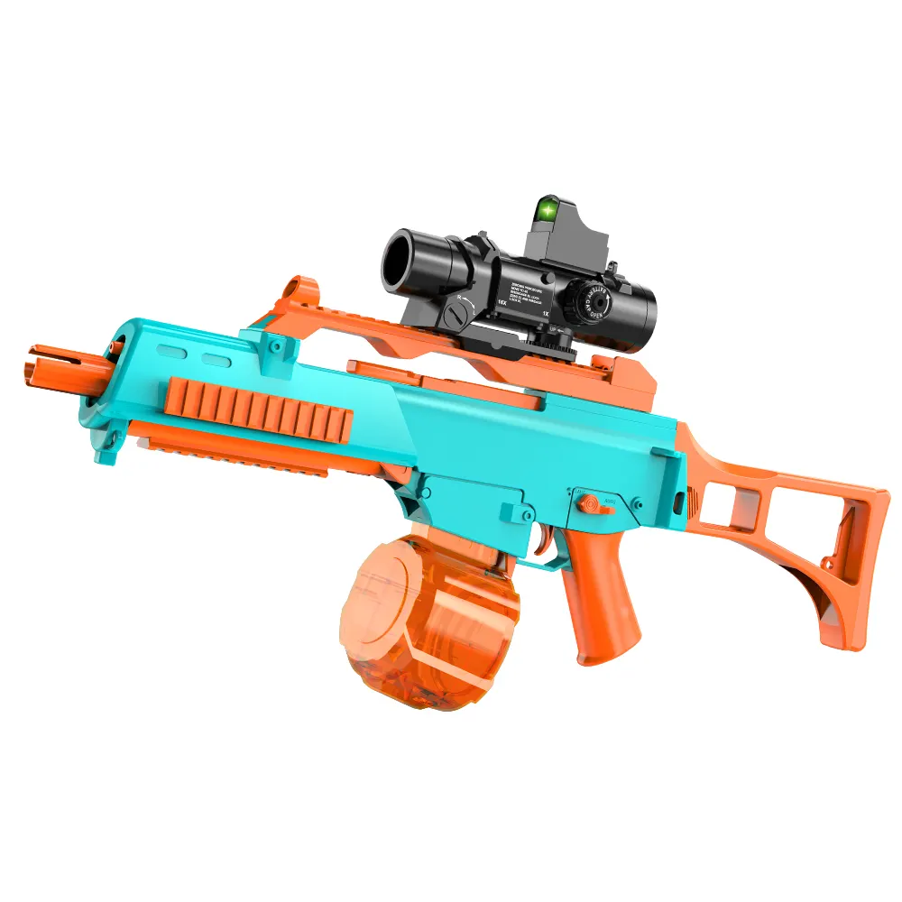 Cool Machine Blaster Durable Real Experience Machine Gratis Ak47 Pistola de juguete Pistola de balas de agua Pistola de juguete de tiro con balas de plástico