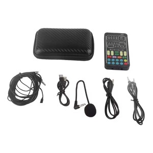 Cambiador de voz Micrófono de mano Cambiador de voz con sonido Máquina de efectos multifuncional I9 - Product Image 1