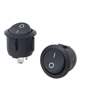 Montaj deliği çapı 15 mm kapalı 2 Pin KCD1-204 yuvarlak Rocker anahtarı - Product Image 1