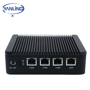 Брандмауэр системный блок Intel J1900 nano безвентиляторный мини ПК Pfsense маршрутизатор сервер с 4Lan