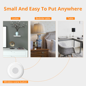 Zemismart Tuya Zigbee мини беспроводной переключатель с питанием от батареи умный дом управление приложением с одной кнопкой сцены для домашней автоматизации - Product Image 5
