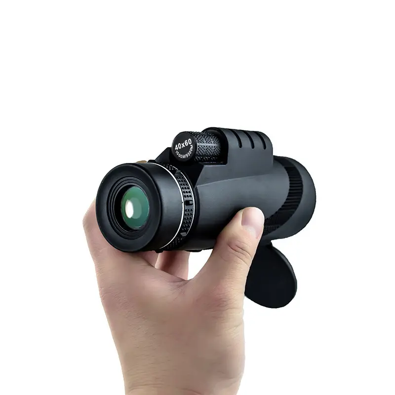 Telescópio monocular hd 80x100 de longo alcance, 8000m, zoom bak4, com/sem tripé, para celular, caça, acampamento ao ar livre