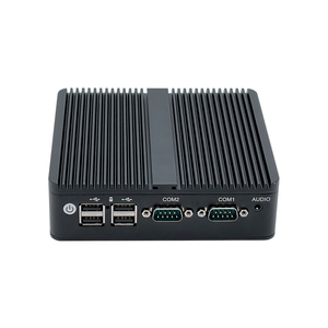 Полностью закрытый мини-ПК без вентилятора с двумя портами Gigabit Ethernet, мини-ПК с поддержкой интерфейса VGA + HDMI с двойным дисплеем - Product Image 1