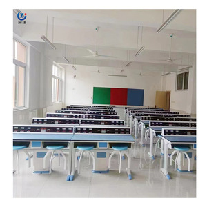 Tavolo per mobili educativi da laboratorio per computer scientifici per la scuola