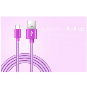 USB-C Datenkabel 3ft Auto USB Fishnet Gen 2 USB ein Daten übertragungs kabel Typ C - Product Image 3