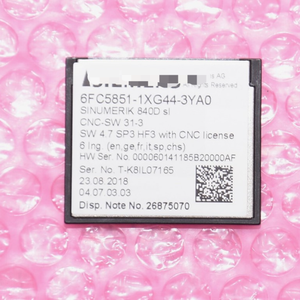 Nuevo y Original Plc Sinumerik 840D SL 6FC5851-1XG44-3YA0 Software CNC 31-3 Controlador de programación PLC de 6 idiomas