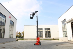 AMWP6100 1Ton Plataforma elevadora 24V/100Ah Batería Mástil vertical autopropulsado con capacidad de carga 227kg - Product Image 4