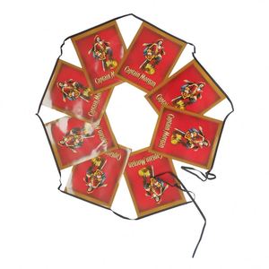 Promoción personalizada 3 'X6' Lgbt Banderines de arcoíris 14X21Cm Bandera de cuerda pequeña Todos los países nacionales Banderas de cuerda Triángulo - Product Image 4