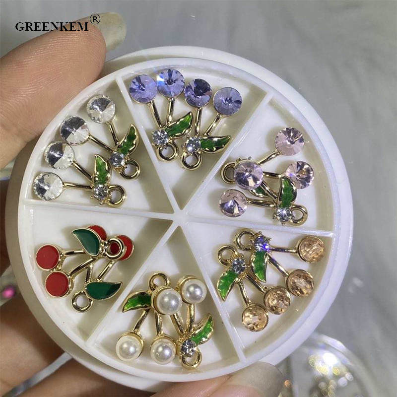 12 pièces/boîte cerise