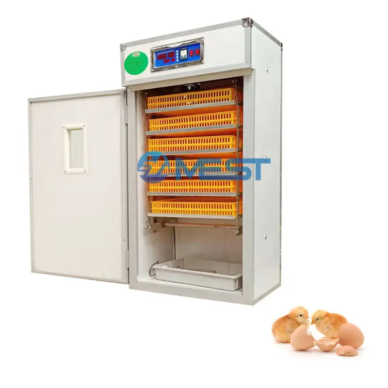 Incubadora de huevos 528 completamente automática, incubadora de huevos de pollo pequeña para granja avícola, máquina para incubar huevos