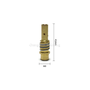 ตัวยึดปลาย15AK สำหรับเชื่อม <span class=keywords><strong>MIG</strong></span> CO2เชื่อมชิ้นส่วนอะไหล่ปืนเชื่อม Binzel 15AK 24KD 36KD ตัวยึดปลายสัมผัส - Product Image 3