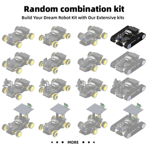 Tscin buny Random Combination Kit Raupen rad ESP32 WROOM32 Entwicklungs platine Grund funktionen Roboter auto für Arduino - Product Image 5