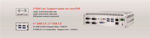Intel Celeron I3/i5/i7 Core Industrial Automation Barebone <strong>System</strong> Industrial Fanless <strong>Embedded</strong> <strong>Computers</strong> NIS-H898 - Product Image 4