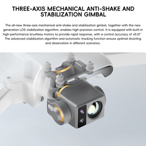 Máy bay không người lái x8t 4k ai với camera nhiệt, ba Gimbal, GPS, chống mưa, theo tôi, chuyến bay điểm - Product Image 3