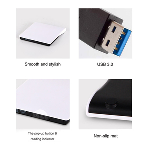 外置USB 3.0 DVD RW CD/DVD驱动器刻录机读卡器DVD刻录机适用于MacBook笔记本台式机笔记本电脑Windows - Product Image 4