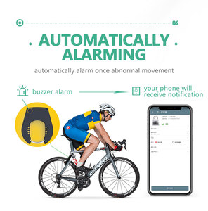 <strong>Scan</strong> QR <strong>Code</strong> <strong>APP</strong> to Automatically Unlock Waterproof IP66 Ble Bluetooths Anti Theft Smart Sharing Bicycle Lock - Product Image 5