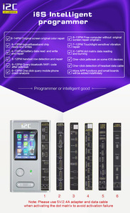 I2C i6S Intelligenter Programmierer für iPhone 6-14 PM Akku Original farbe True Tone Funktion Finger abdruck Punkt matrix Reparatur - Product Image 3