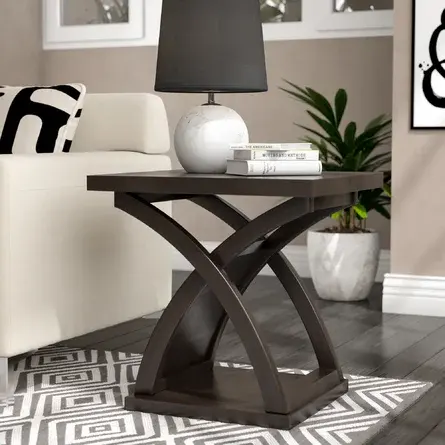 Meja kualitas tinggi Mdf antik Set meja kopi meja samping tempat tidur Modern untuk ruang tamu