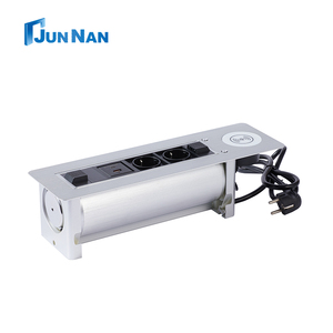 Enchufe de escritorio motorizado multifuncional Enchufe de sala de reuniones de datos y alimentación Diseño giratorio para EE. UU. AU UK IT - Product Image 6