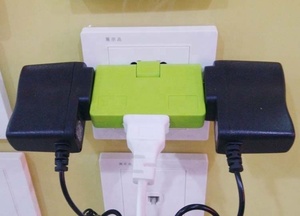 Adaptador de enchufe de extensión plegable 3 en 1, adaptador de CA giratorio de 2 puntas, Mini convertidor de enchufe giratorio, extensor de toma de corriente de pared - Product Image 4