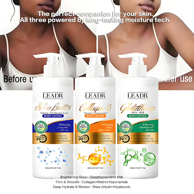 Lotion pour le corps au beurre de karité + arbutine + acide hyaluronique