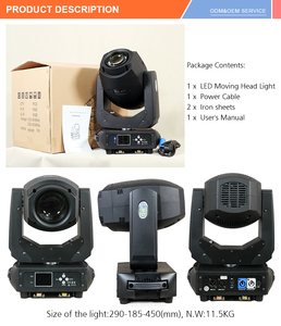 ขายส่งจีน200วัตต์พลังงานสูงนำ Gobo ลำแสงล้าง3In1ย้ายไฟหัว - Product Image 3