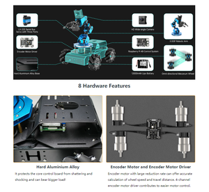 Raspberry Pie Visual Robotic Arm Armpi Pro Wheat Wheel Smart Car Handling Python <strong>Programming</strong> ROS Robot <strong>Teaching</strong> Demonstration - Product Image 6