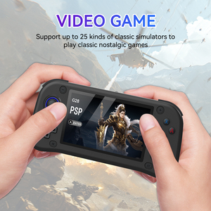 G28 4.3 "スクリーンハンドヘルドゲームコンソール3Dジョイスティック64GB 128GレトロクラシックビデオゲームプレーヤーWi-Fi HDMI出力SFC PSPプレーヤー