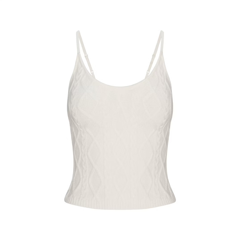 White halter top