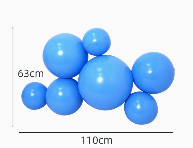 Blue 7pcs