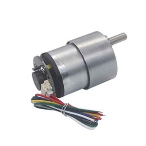高扭矩低速6V 12V Dc电动轮电机齿轮箱，带编码器轮椅电机无人机无刷电机 - Product Image 2