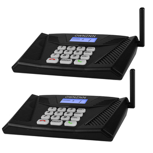 Sistema de intercomunicación doméstico inalámbrico de 10 canales con rango de 1 milla para casa, negocios, oficina, intercomunicador de habitación a habitación, intercomunicadores inalámbricos