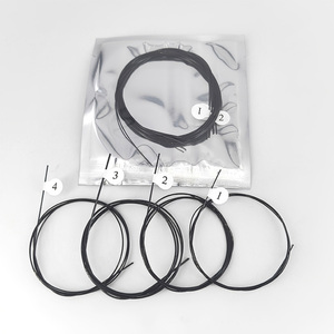 Wholesale OEM high-quality Ukulele <strong>strings</strong> in 23-inch and 26-inch lengths, suitable for general use, in black color. - Product Image 2
