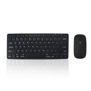 2.4G Wireless Dual Mode Mini <strong>Keyboard</strong> and <strong>Mouse</strong> Combo <strong>with</strong> Scissor Foot Flat Panel USB Interface for ipad PC &amp; Laptop - Product Image 1