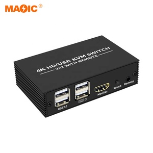 New Model 4K <strong>Kvm</strong> <strong>Switch</strong> 2x1 hdmi <strong>Kvm</strong> Switcher Usb <strong>Kvm</strong> <strong>Switch</strong> With Remote for TV PC