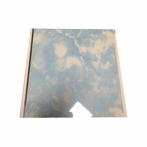 现代聚氯乙烯墙板天花板，用于浴室条形设计，具有防水防火功能，易于安装天花板网格 - Product Image 6
