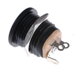 5.5mmx 2.1mm/2.5mm3ピンメスパネルマウントネジナットキットDC電源ジャックDC-022電源ジャック - Product Image 5
