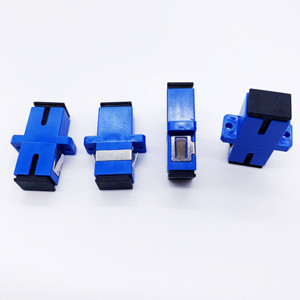 Sợi quang mặt bích adapter SC APC SC UPC Simplex Nữ sợi quang Coupler nối duy nhất chế độ 0.2DB insersion mất - Product Image 2