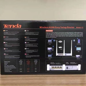 Tenda F3 High-Speed 300mbps 2.4GHz 3*5dBi Wireless Home <strong>Wifi</strong> Router Fiber Signal Repeater Firewall Function WEP Encryption 4G 5G - Product Image 4
