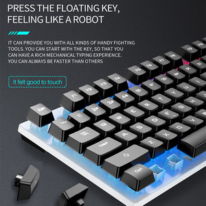 Office Colorful LED <strong>Computer</strong> and Tablet Desktop Set <strong>Keyboard</strong> and Mouse Combo <strong>for</strong> Gaming - Product Image 6
