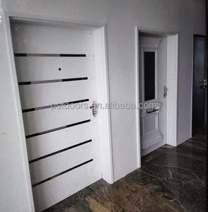 Vinil İsrail çelik güvenlik kapısı ile 9 inç çerçeve