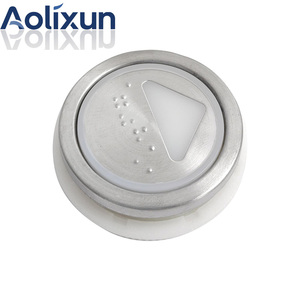 Thích hợp cho Kone thang máy nút kds50 Vòng nút hội trường nút gọi ánh sáng trắng/ánh sáng đỏ với Braille dán không gỉ - Product Image 3