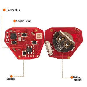 Arayüz XKTO22EN evrensel uzaktan anahtar 2nd nesil 4 düğme tel uzaktan anahtar Toyota tarzı düz VVDI Mini/anahtar aracı Max - Product Image 4