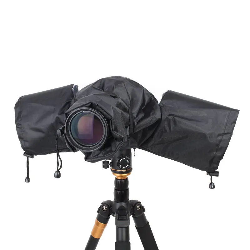 Fotoğraf kamera su geçirmez naylon yağmur kılıfı yağmur dişli profesyonel Dslr ve fotoğraf makineleri için