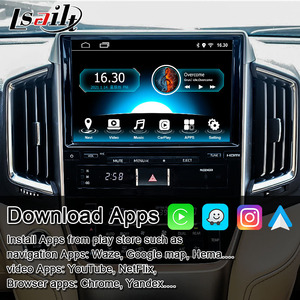 Lsailt PX6 4GB Androidマルチメディアインターフェイス、Spotify、Google Map for 2019-トヨタニューランドクルーザーLC200 GXR VXR - Product Image 5