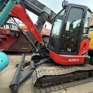 5 Ton japonya üretilen kuengine motor çiftlik ekipmanları kullanılan kukukx057 ekskavatör Mini güçlü kompakt ekskavatör <span class=keywords><strong>Kx057</strong></span>-4