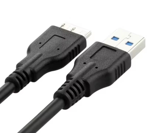 ขายส่งสีดํา USB3.0 AM ถึงข้อมูลขยายไมโครสาย USB 3.0 USB A ชายถึง MICRO B สาย USB สําหรับฮาร์ดดิสก์ไดรฟ์ - Product Image 2