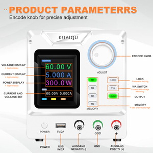 KUAIQU SPPS-D605-232 Encoder di potenza programmabile con schermo a colori bianco regolatore di regolazione preciso 4 set di funzioni di archiviazione - Product Image 2