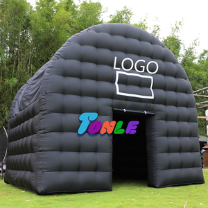 Chất lượng cao lớn màu đen trắng <span class=keywords><strong>Inflatable</strong></span> lều vuông gazebo phòng sự kiện lớn <span class=keywords><strong>Inflatable</strong></span> bên lều cho các sự kiện ngoài trời bên - Product Image 1