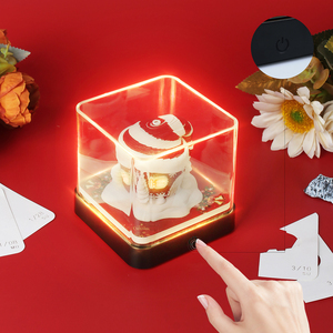 <strong>Customized</strong> 3D Paper Craft Laser Cut Calendar Paper Sheet <strong>Notes</strong> <strong>Cube</strong> Design Paper <strong>Block</strong> Notepad Christmas Santa House 3D <strong>Memo</strong> Pad - Product Image 2